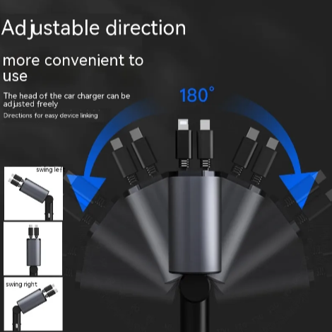 4-in-1 Car Fast Charger